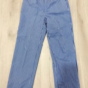 Blue Striped Pants